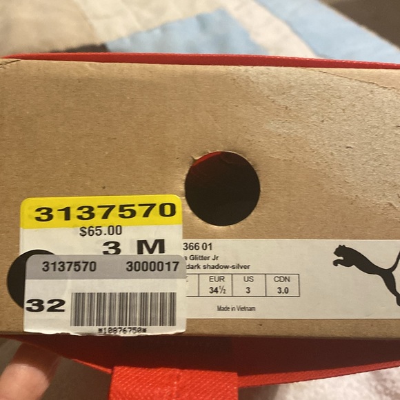 Puma girl running shoes size 3 - Picture 5 of 5